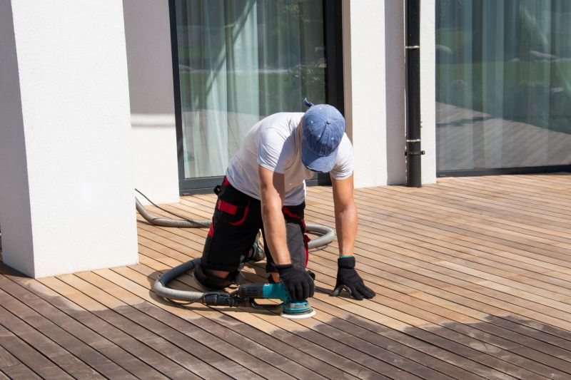 Prepares patio for refinishing
